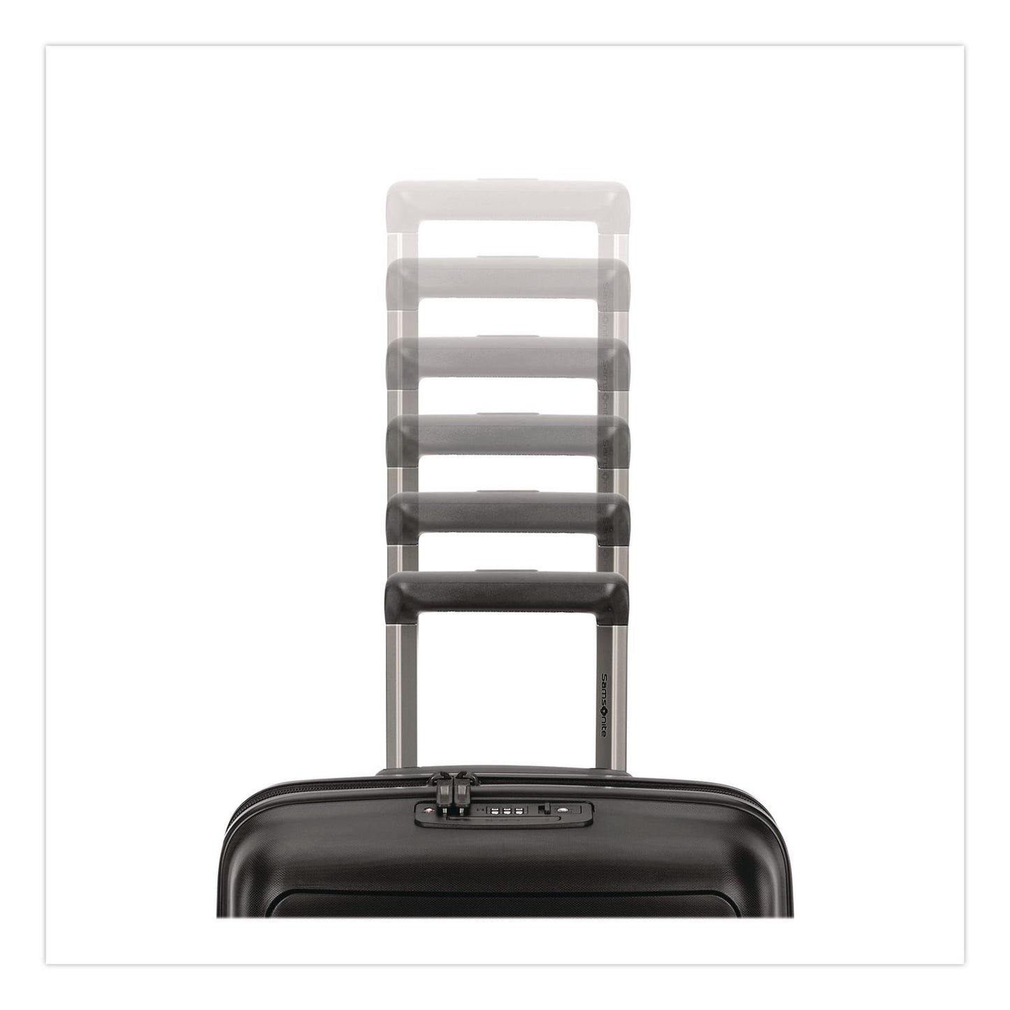Samsonite® Elevation Plus Hardside Spinner Suitcase, Fits Devices Up to 15", 15 x 10 x 23, Triple Black (SML1429102620)