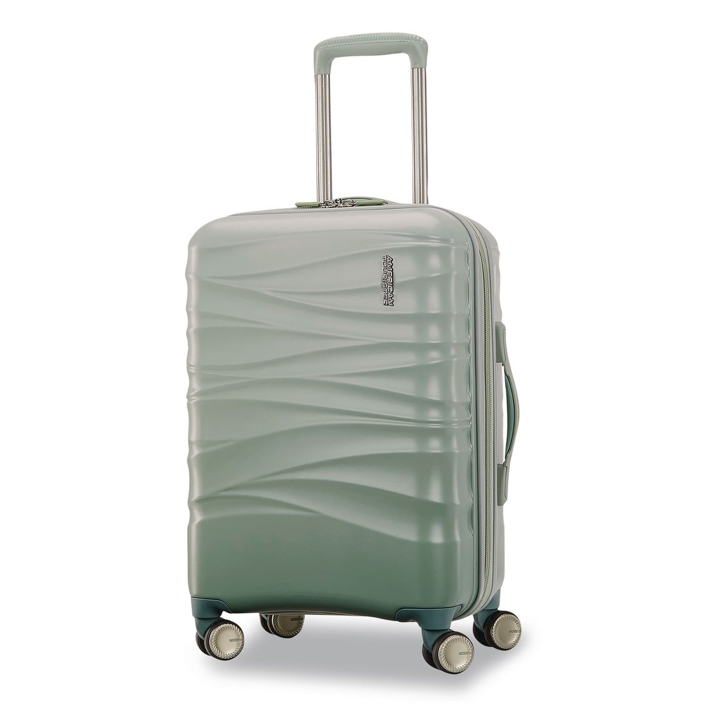 AMERICAN TOURISTER Cascade Hardside Spinner Suitcase, 15 x 9.5 x 22, Sage Green (SML1432442017)
