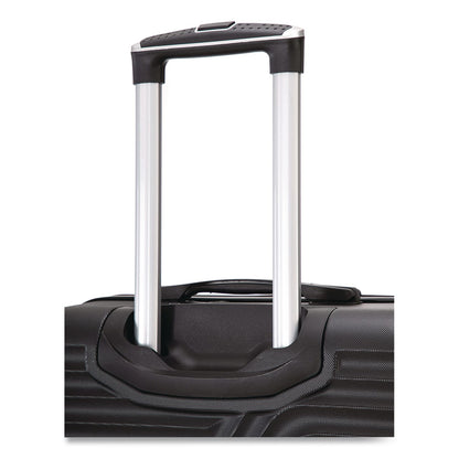 TUCCI VOYAGE Vertice ABS 2-Piece Luggage Set, Black (TUIV000102PCBLK)