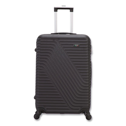 TUCCI VOYAGE Vertice ABS 2-Piece Luggage Set, Black (TUIV000102PCBLK)