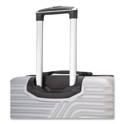 TUCCI VOYAGE Vertice ABS 2-Piece Luggage Set, Silver (TUIV000102PCSLV)