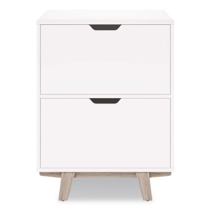 Thomasville® Whitney 2-Drawer Lateral File Cabinet, Letter/Legal Size File Drawers, 23.75" x 20" x 31.25", White (TVFSPLSWHLFTV)