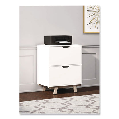 Thomasville® Whitney 2-Drawer Lateral File Cabinet, Letter/Legal Size File Drawers, 23.75" x 20" x 31.25", White (TVFSPLSWHLFTV)