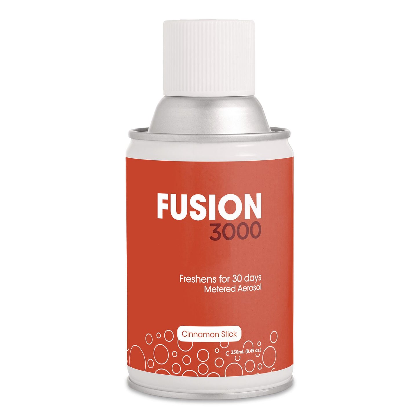 Fresh Products Fusion Metered Aerosols, Cinnamon Stick, 8.45 oz Aerosol Spray, 12/Carton (FRSMA12CN)