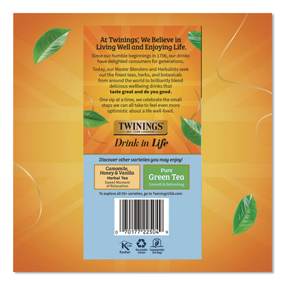 TWININGS® Tea Bags, Pure Camomile, 0.05 oz Tea Bag, 50/Box (TWGTNA53651)