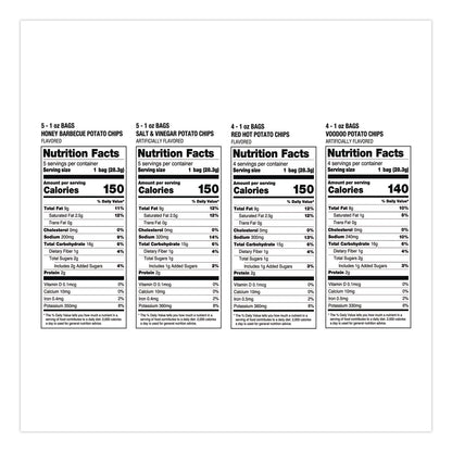 Utz® Flavor Lovers Variety Pack, Assorted Flavors, 42/Carton (UTZUQF35231)