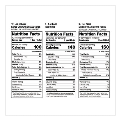 Utz® Flavor Lovers Variety Pack, Assorted Flavors, 42/Carton (UTZUQF35231)