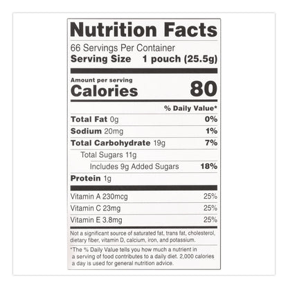 Welch's® Mixed Fruit Snacks Club Size, 0.8 oz Packet, 66/Box (WEL24328406)