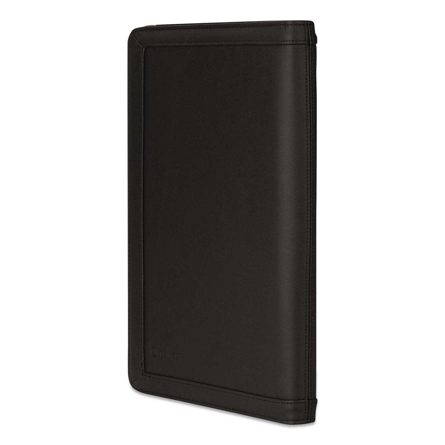 Wenger® Amelie Polyester Padfolio with Zipper Closure, 8.5 x 11 Pad, 10.2 x 13, Zipper Closure, Black (WNG601676)