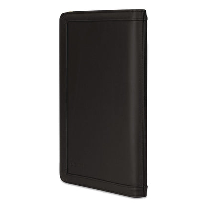 Wenger® Amelie Polyester Padfolio with Zipper Closure, 8.5 x 11 Pad, 10.2 x 13, Zipper Closure, Black (WNG601676)