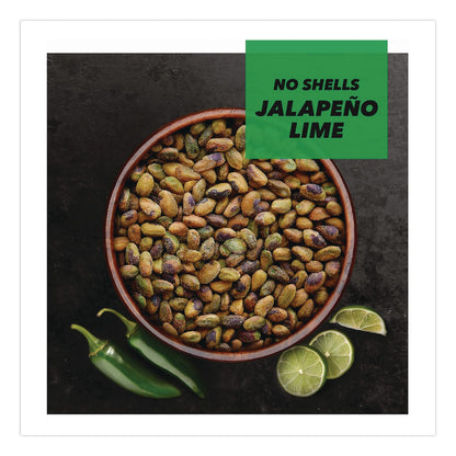 Paramount Farms® Wonderful Pistachios, Jalapeno Lime, 2.25 oz Pouch, 8/Box (WONPAR70154)