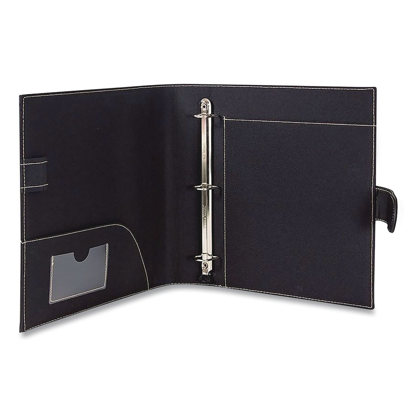 It's Academic D-Ring Non-View Binder, 3 Rings, 1" Capacity, 8.5 x 11, Black (AMX92875)
