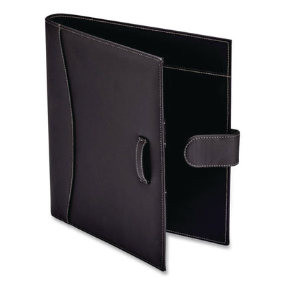 It's Academic D-Ring Non-View Binder, 3 Rings, 1" Capacity, 8.5 x 11, Black (AMX92875)