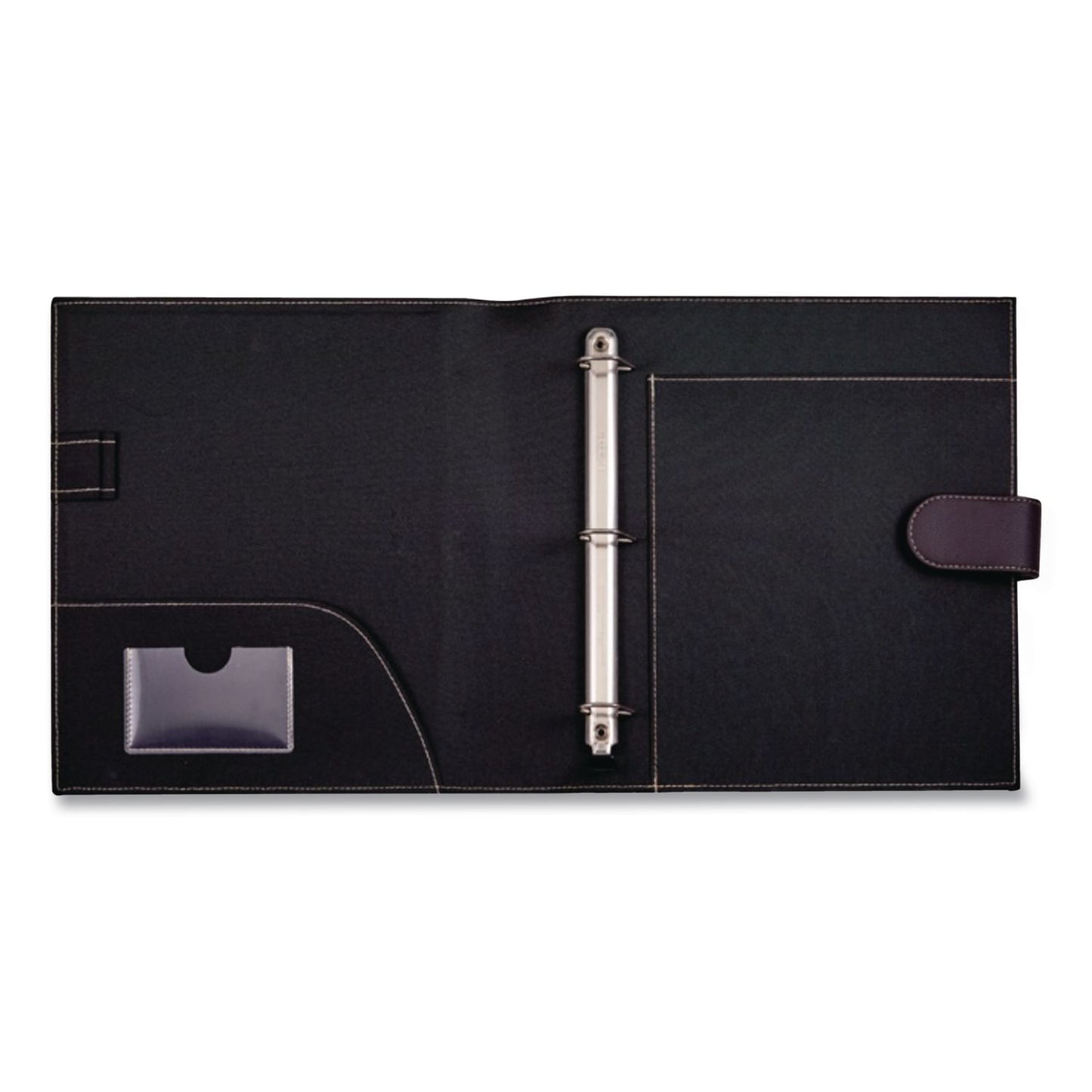 It's Academic D-Ring Non-View Binder, 3 Rings, 1" Capacity, 8.5 x 11, Black (AMX92875)