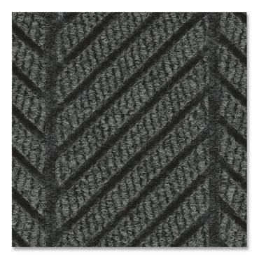 M+A Matting WaterHog Max Herringbone Classic Mat, Rectangular, Black Smoke Surface, 45" x 70" (ANM22407046170)