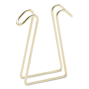 Artistic® Double-Sided Coat Clip Cubicle Accessory, Metal, Brass (AOPAOPT1309)