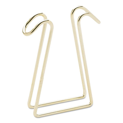 Artistic® Double-Sided Coat Clip Cubicle Accessory, Metal, Brass (AOPAOPT1309)