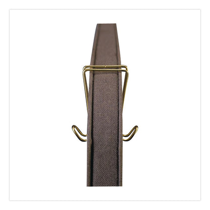 Artistic® Double-Sided Coat Clip Cubicle Accessory, Metal, Brass (AOPAOPT1309)
