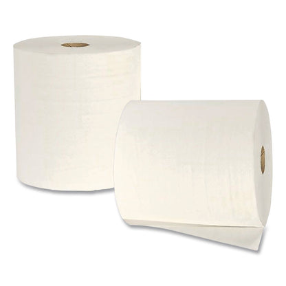Woodland Hardwound Paper Towels, 1-Ply, 7.87" x 800 ft, White, 6/Carton (APAW80206)