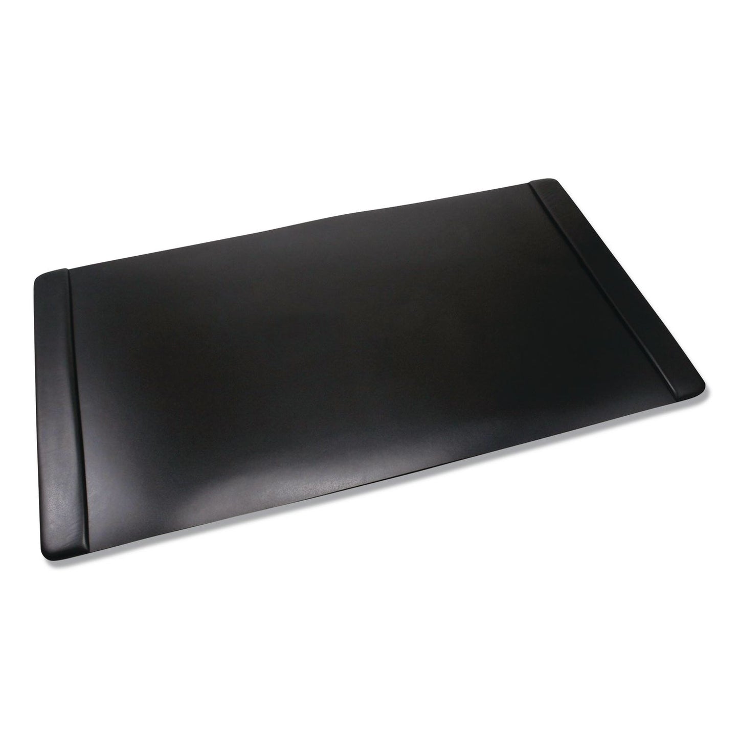 Advantus Faux Leather Desk Pad with Side Rails, 36" x 20", Black (AVT75868)