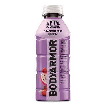 BodyArmor LYTE Sports Drink, Dragonfruit Berry, 16 oz Bottle, 12/Pack (BDA411891)