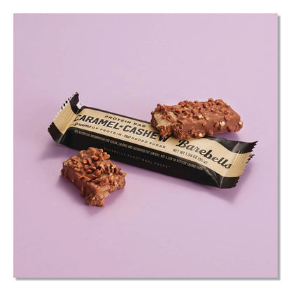 Barebells Caramel Cashew Protein Bars, 1.94 oz Individually Wrapped, 12/Box (BEBVTN42966)