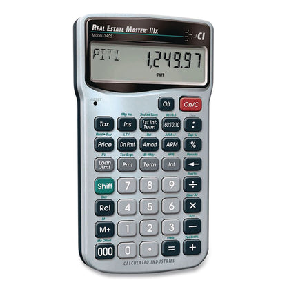 CALCULATED INDUSTRIES® Master 3405 Real Estate and Mortgage Calculator, 9-Digit LCD (CAL3405)