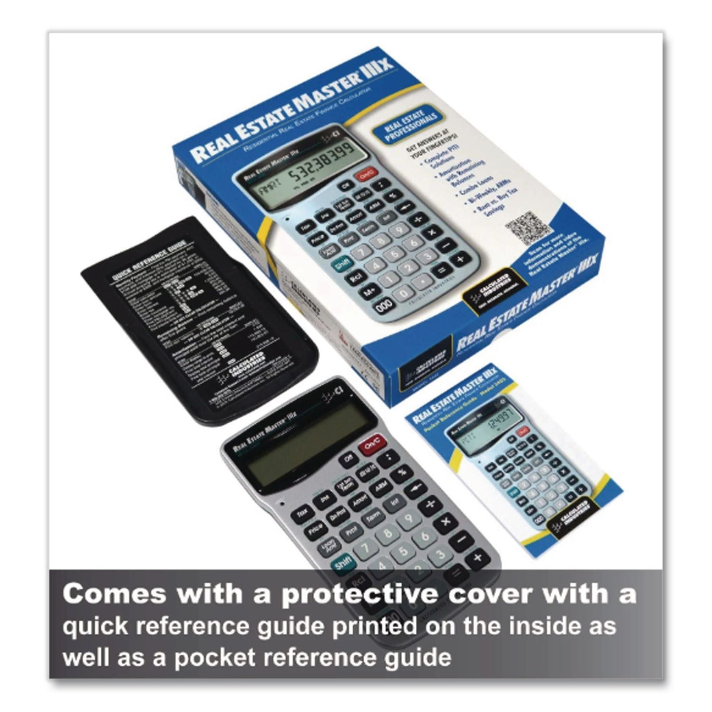 CALCULATED INDUSTRIES® Master 3405 Real Estate and Mortgage Calculator, 9-Digit LCD (CAL3405)