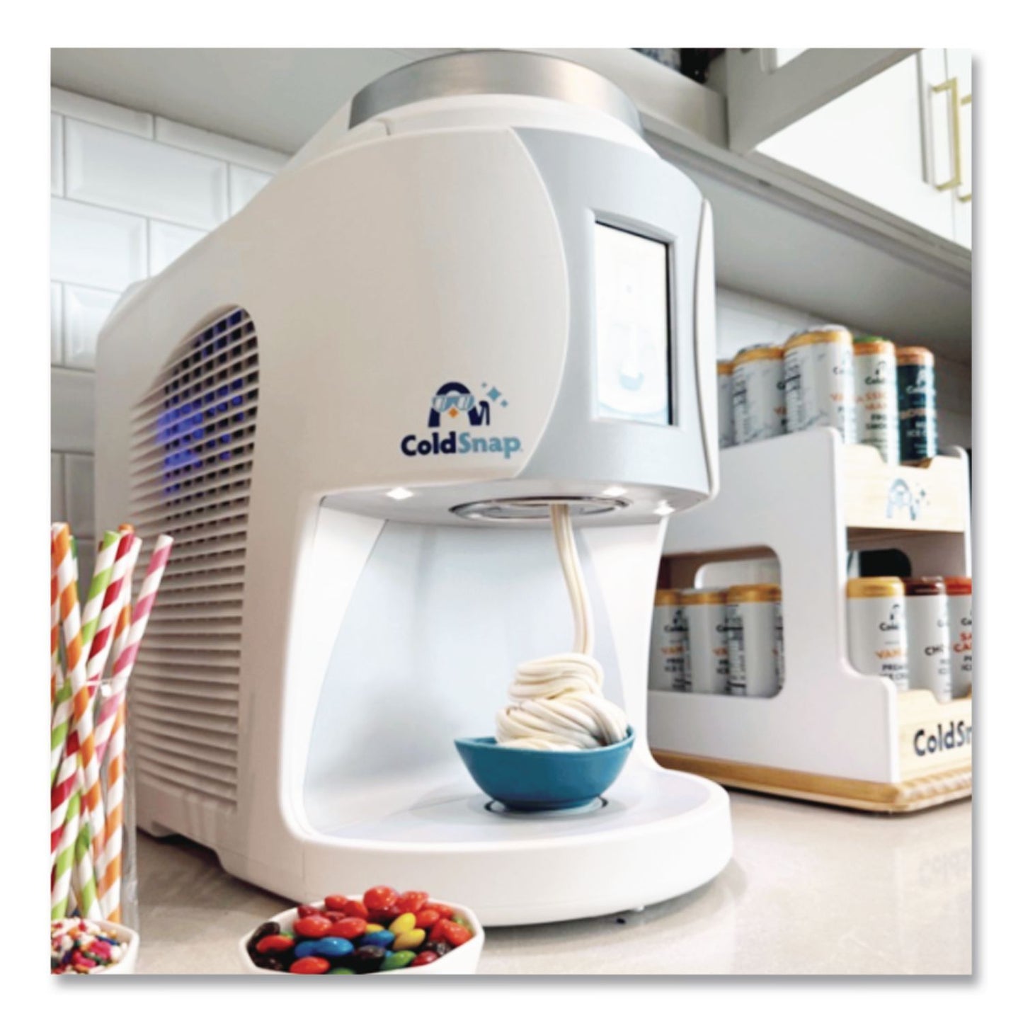 ColdSnap® Display Rack, Holds 36 Pods, 9 x 17.25 x 11.25, White/Brown (CDS101993)