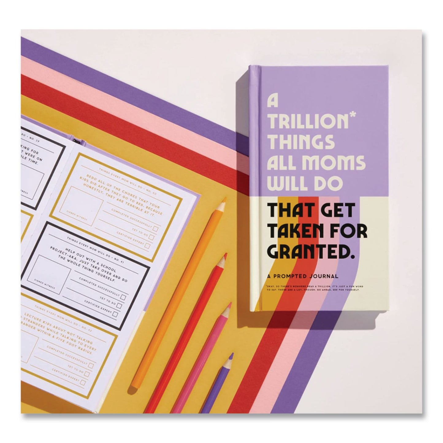 CHRONICLE BOOKS Guided Journal: A Trillion Things All Moms Do That Get Taken For Granted, Multicolor Cover, (100) 8.15 x 4.5 Sheets (CHB978073538102)