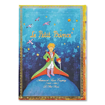 CHRONICLE BOOKS Paperblanks Hardcover Journal, Saint-Exupery Little Prince Artwork, Medium/College Rule, Multicolor Cover, (72) 10 x 7 Sheets (CHB978143979879)