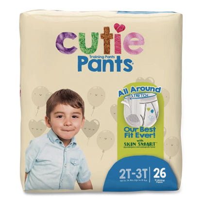 Cuties® CutiePants Refastenable Training Pants for Boys, 2T-3T, Up to 34 lbs, 104/Carton (CTJCR7007)