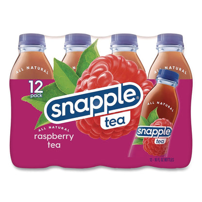Snapple® Flavored Tea, Raspberry, 16 oz Bottle, 24/Carton (DPPCAD00775)