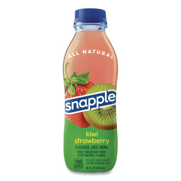 Snapple® Flavored Juice Drink, Strawberry Kiwi, 16 oz Bottle, 24/Carton (DPPCAD00776)