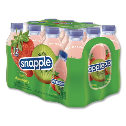 Snapple® Flavored Juice Drink, Strawberry Kiwi, 16 oz Bottle, 24/Carton (DPPCAD00776)
