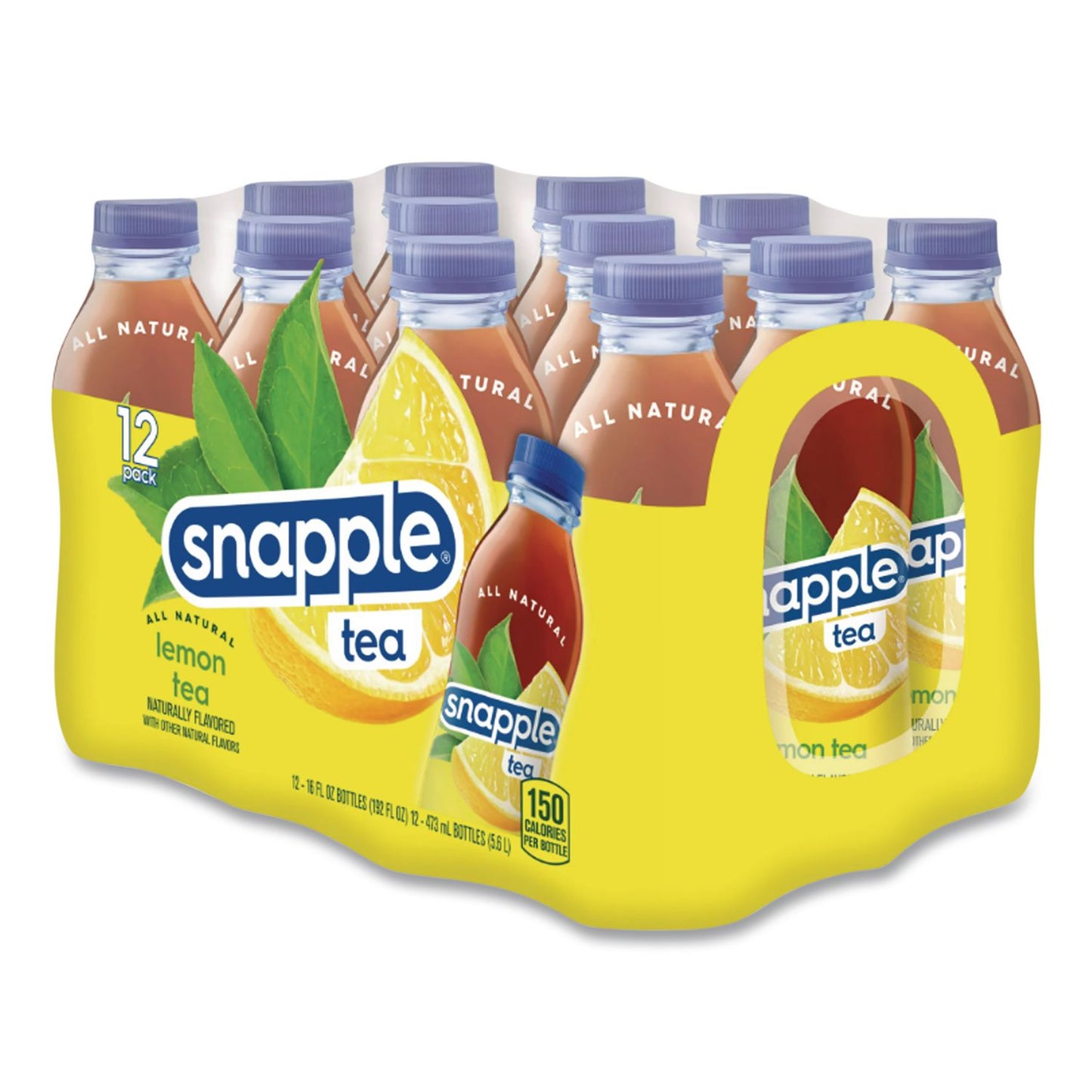 Snapple® Flavored Tea, Lemon, 16 oz Bottle, 24/Carton (DPPCAD00786)