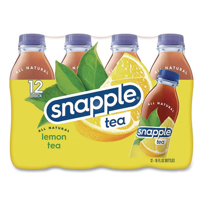 Snapple® Flavored Tea, Lemon, 16 oz Bottle, 24/Carton (DPPCAD00786)