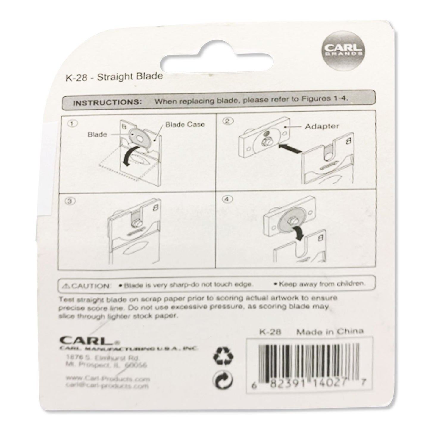 CARL® Heavy-Duty Rotary Trimmer Replacement Blade (CUIK28)