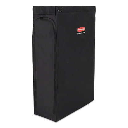 Rubbermaid® Commercial Side Load Linen Bag for Rubbermaid Commercial 2202581, 2202527, 2202587 Carts, 3.7 Bushels, 9 x 21.1 x 33, Black, 4/CT (RCP2202526)