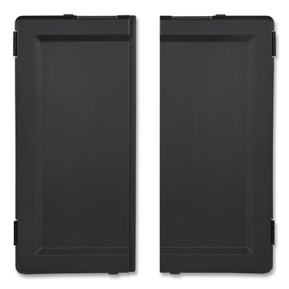 Rubbermaid® Commercial Locking Door Kit, for Rubbermaid Commercial 2202581/2202527/2202585, Resin, Black (RCP2202525)