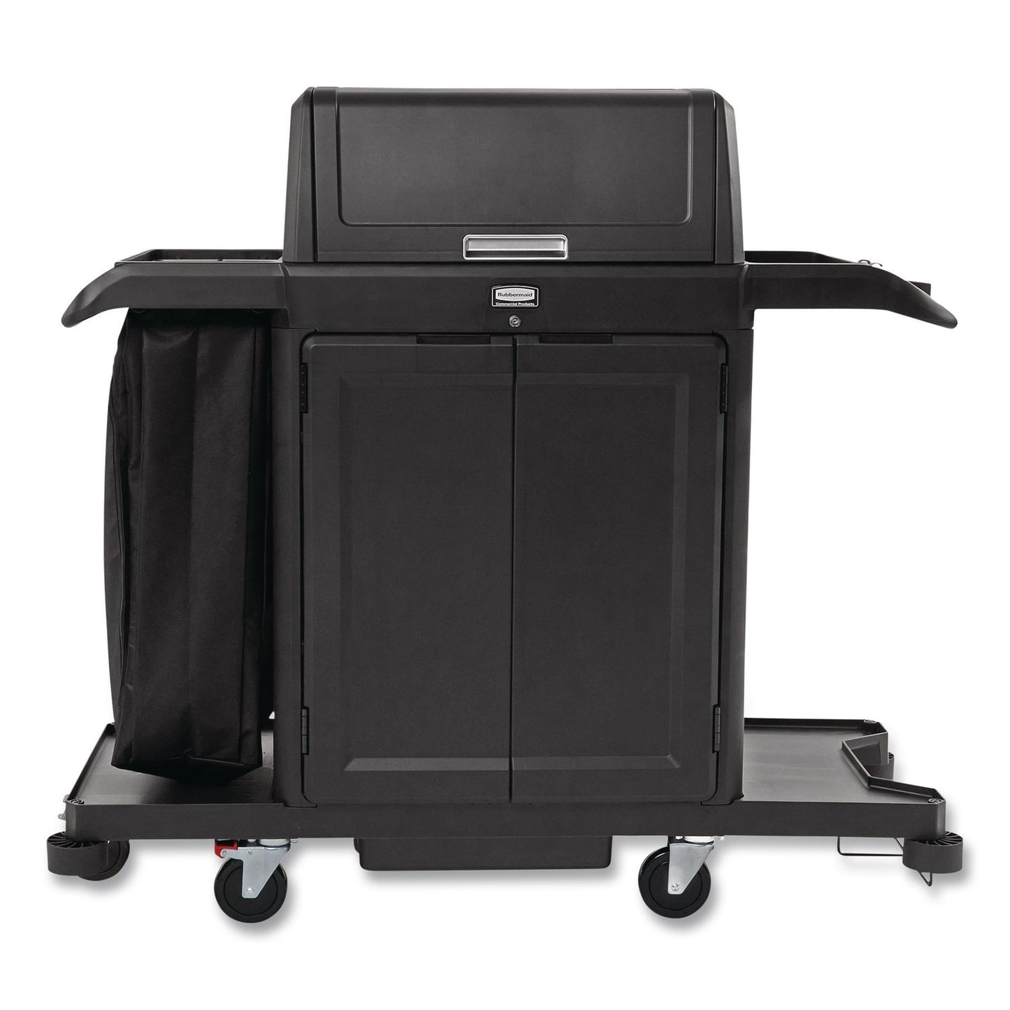 Rubbermaid® Commercial Locking Door Kit, for Rubbermaid Commercial 2202581/2202527/2202585, Resin, Black (RCP2202525)