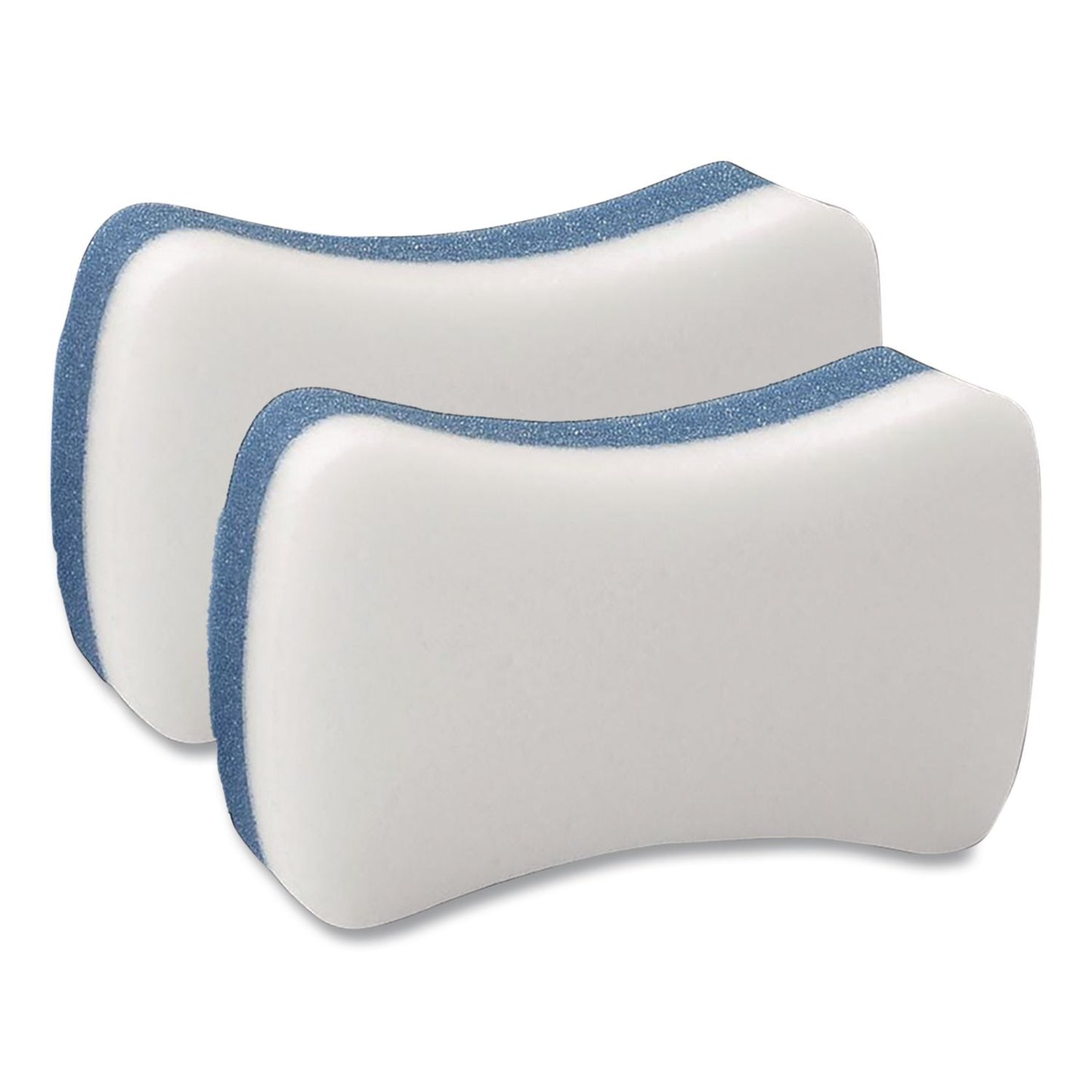 3M™ Whiteboard Eraser, 4.8 x 2.3 x 1.2, Blue/White, 2/Pack (FAO581WBE)