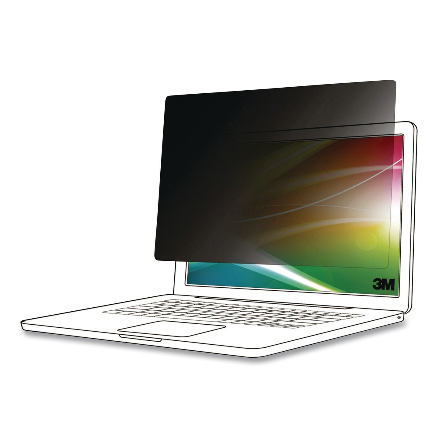 3M™ Bright Screen Privacy Filter for 17" Widescreen 2-in-1/Laptop, 16:10 Aspect Ratio (FAOBP170W1B)