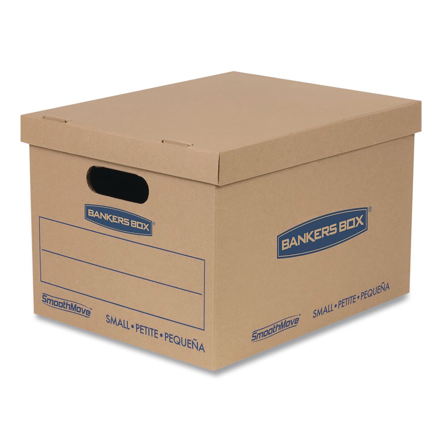 Bankers Box® SmoothMove Basic Moving Boxes, Regular Slotted Container (RSC), Small, 12 x 15 x 10, Kraft, 5/Bundle (FEL7714212)