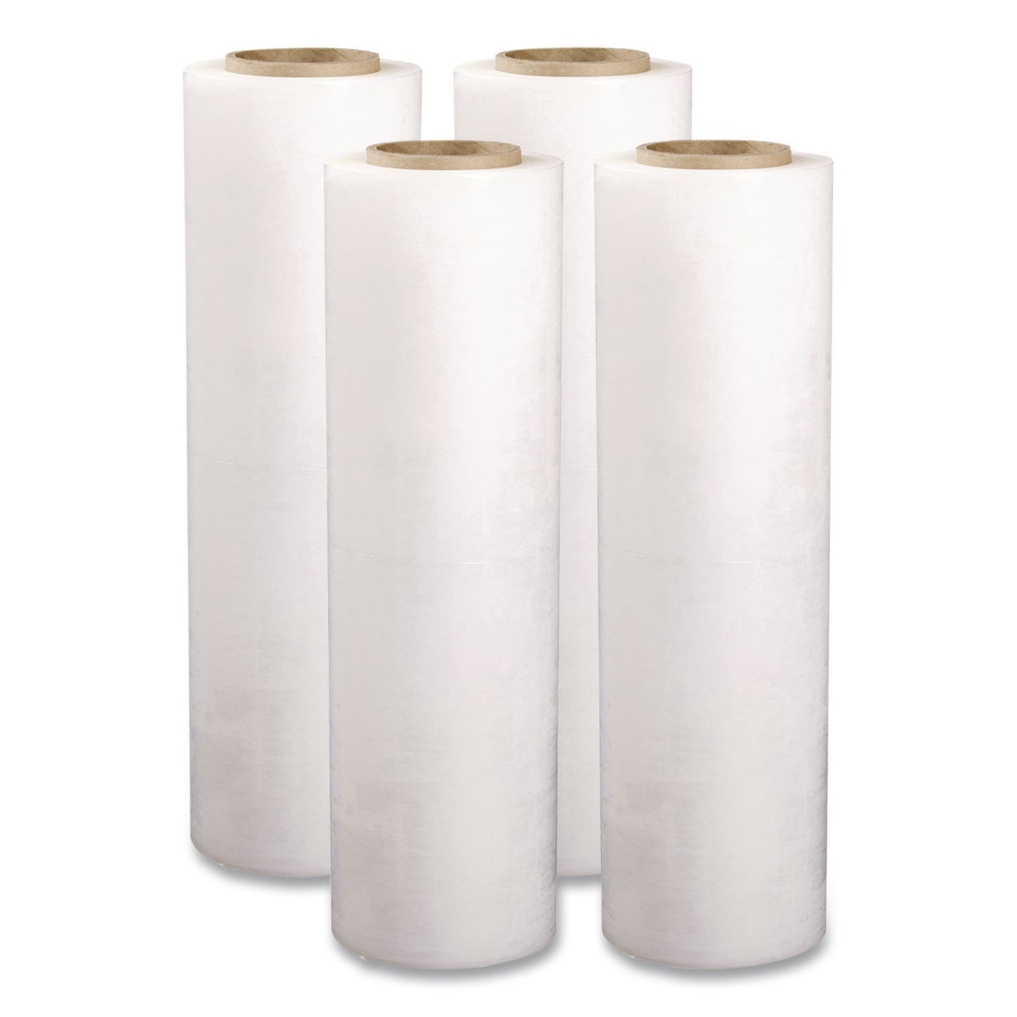 Fortitude™ Polyethene Stretch, 17.25" x 1,500 ft, 28-Gauge, Clear, 4 Rolls/Carton (FOD18281500)