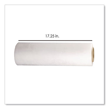 Fortitude™ Polyethene Stretch, 17.25" x 1,500 ft, 28-Gauge, Clear, 4 Rolls/Carton (FOD18281500)