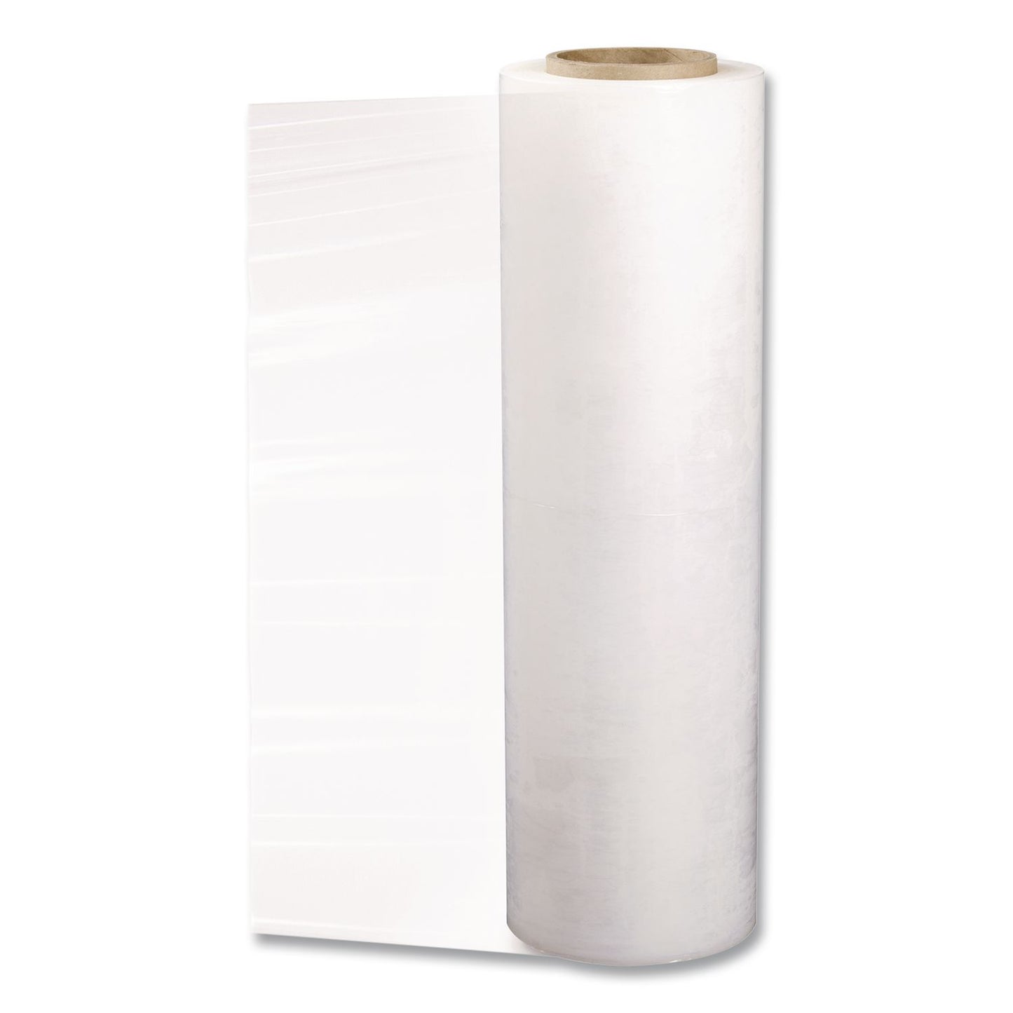 Fortitude™ Polyethene Stretch, 17.25" x 1,500 ft, 28-Gauge, Clear, 4 Rolls/Carton (FOD18281500)