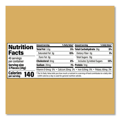 Goetze’s Caramel Creams Candy, 40 oz Resealable Bag (GOC40821)