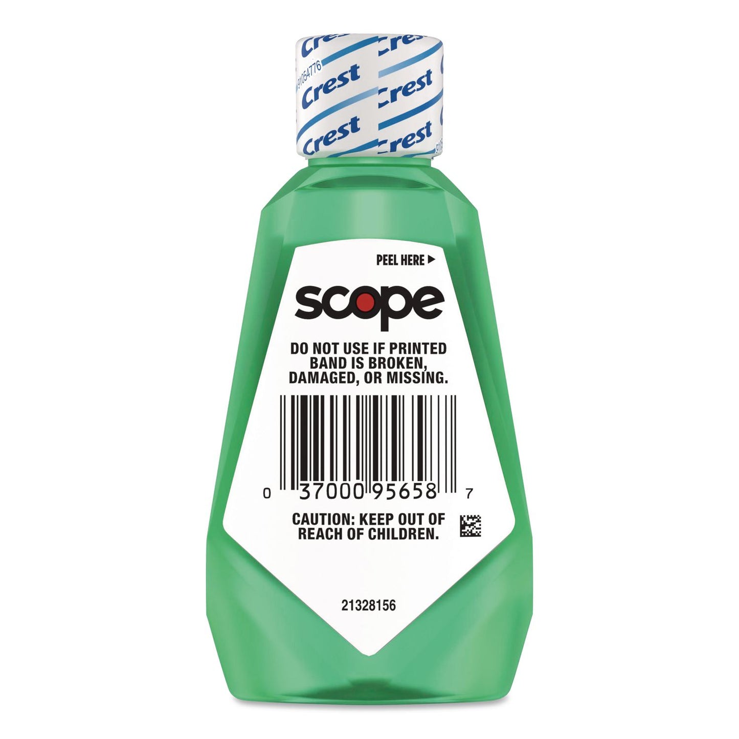 Crest® Plus Scope Classic Mouthwash, Classic Mint Flavor, 36 mL Bottle, 52/Carton (PGC95658)