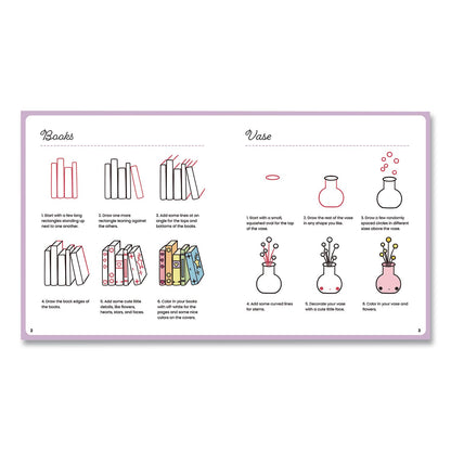 Quarto 101 Super Cute Things to Draw Book, Written by Lauren Bergstrom, Paperback, All Ages, 112 Pages (HBG978076037501)